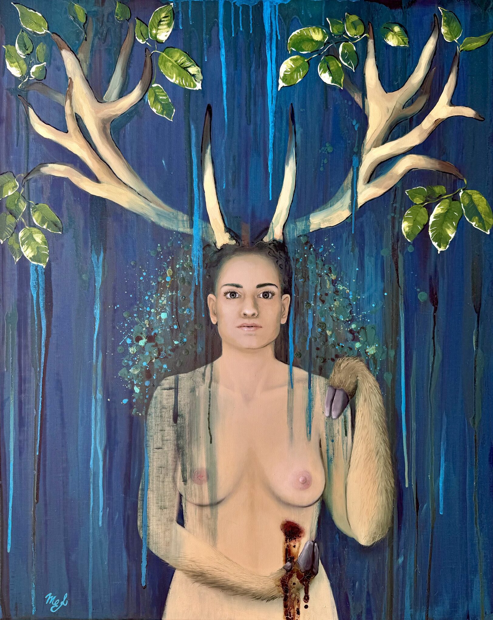 Mother Nature, oil on canvas, fine art