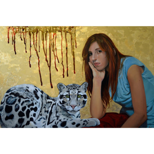 Bleeding as the clouded leopard disappears