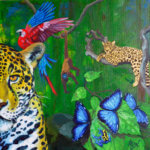 Jaguar of Amazon painting