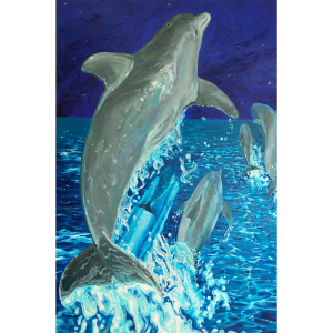 Dolphin in art