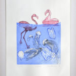 Intaglio prints with frame