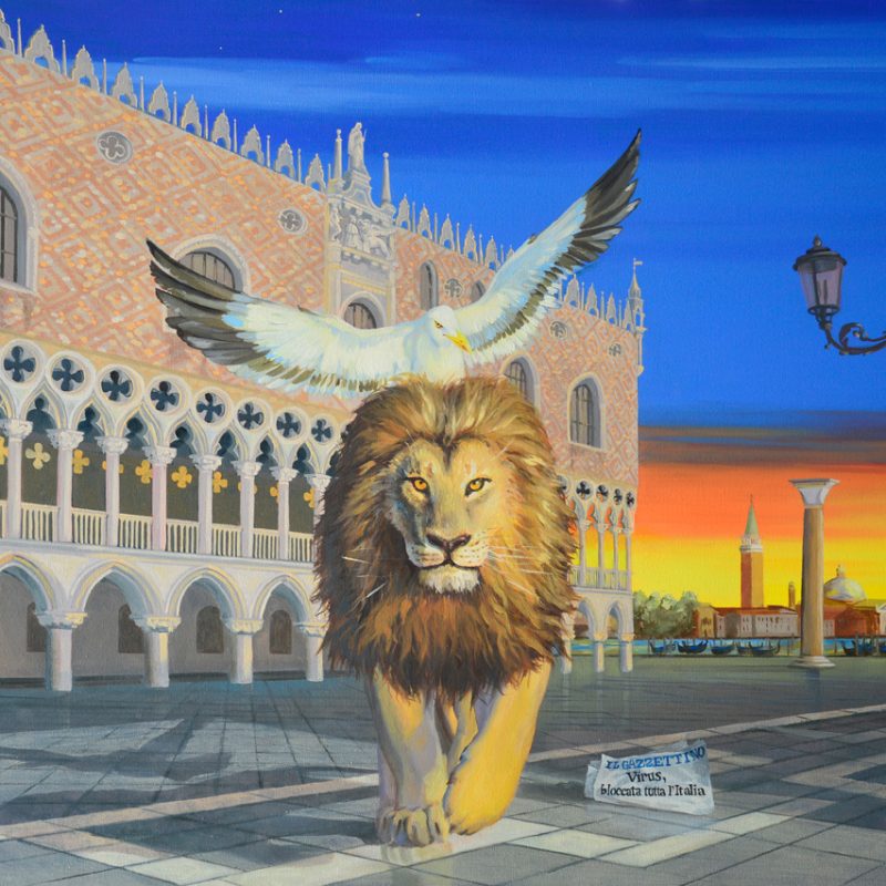 Leone San Marco, arte