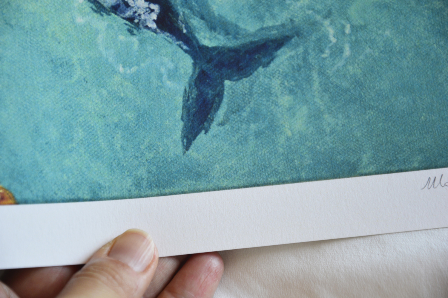 Whale Art, print detail