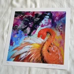 Flamingo giclée print