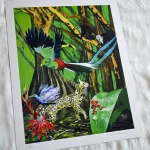 Rainforest art print on paper