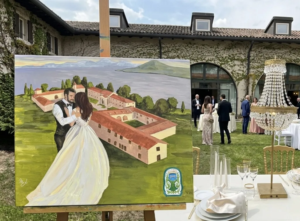 LIve Painting, Corte Paradiso, Peschiera del Garda